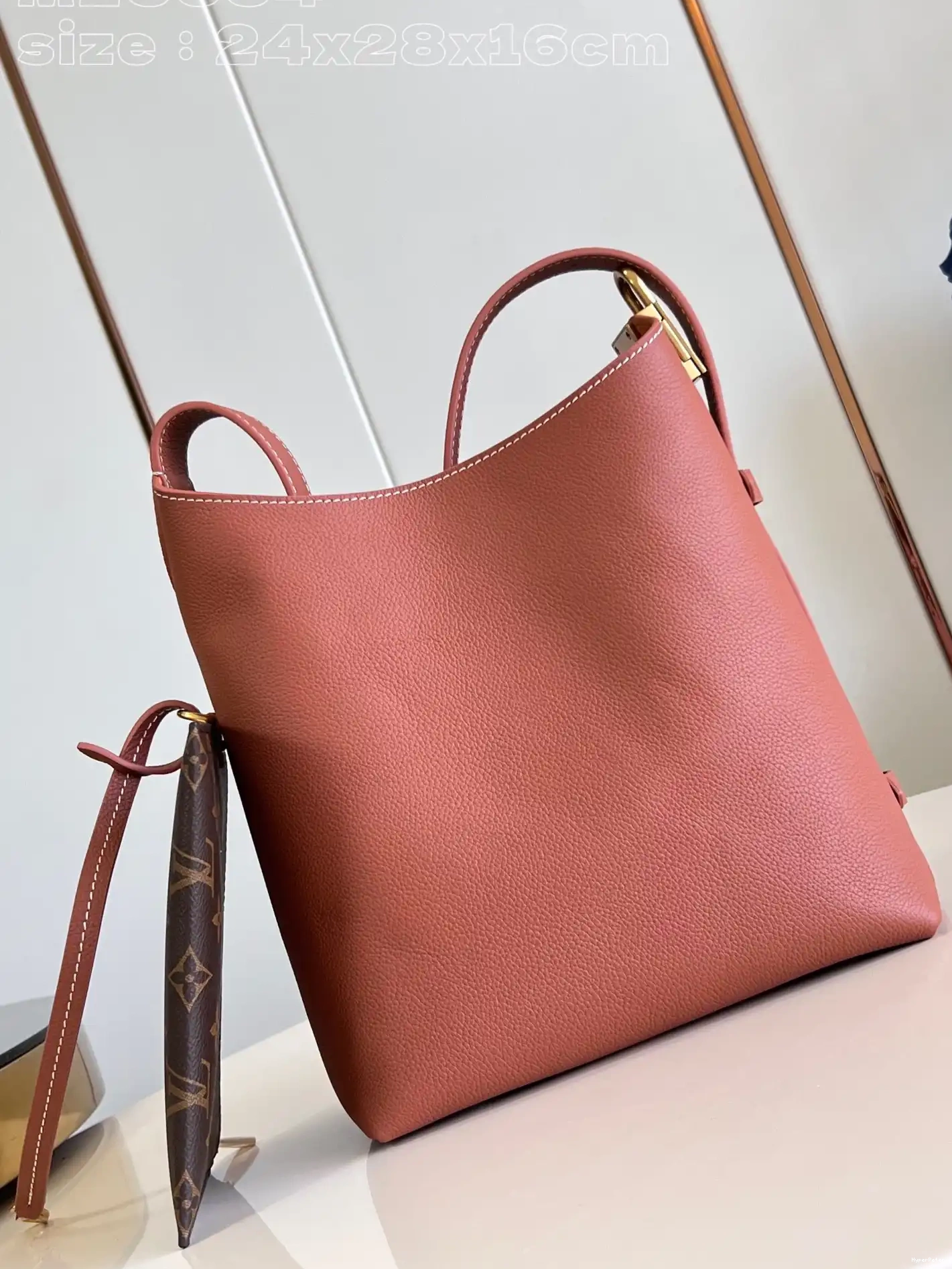 Key VUITTON Hobo LOUIS Low Jh-24*28*16CM 0613